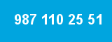 987 110 25 51 987 110 25 51